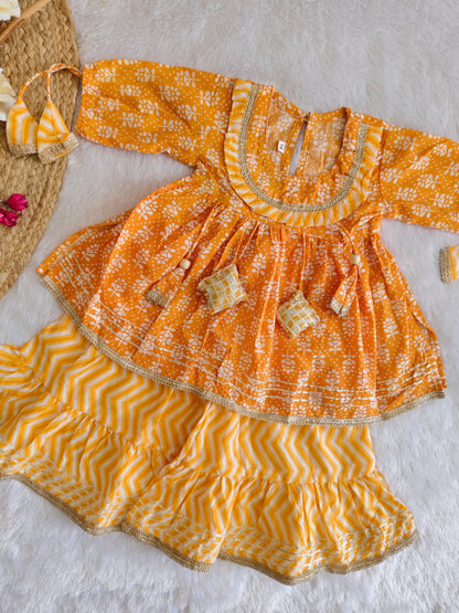 Amber Bloom Peplum set