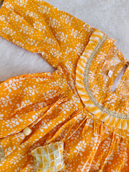 Amber Bloom Peplum set