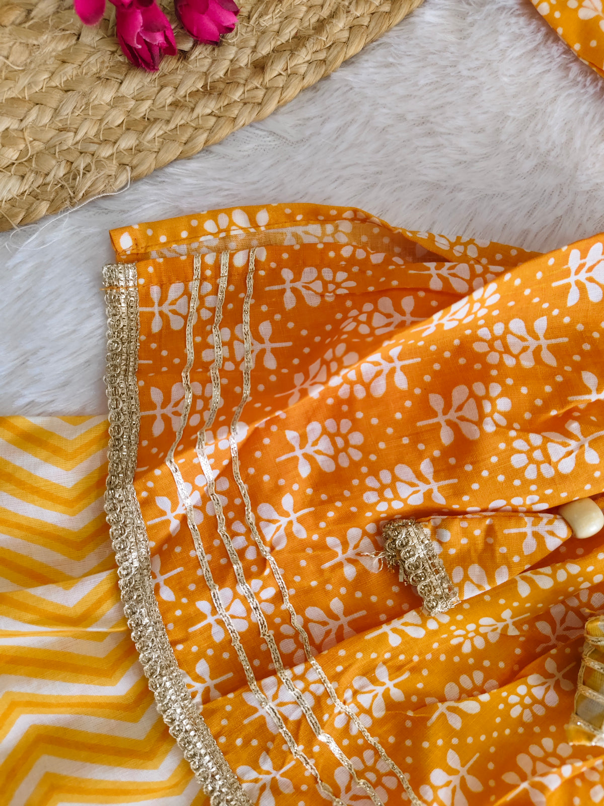 Amber Bloom Peplum set