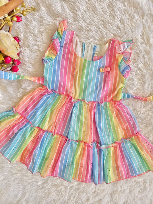 Candy colour frock