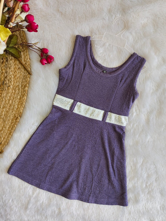 Lilac Bloom Middi dress