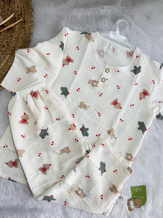 Cherry Bear Slumber night sets