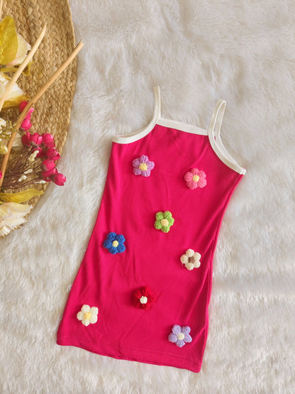 Flower party wear dress