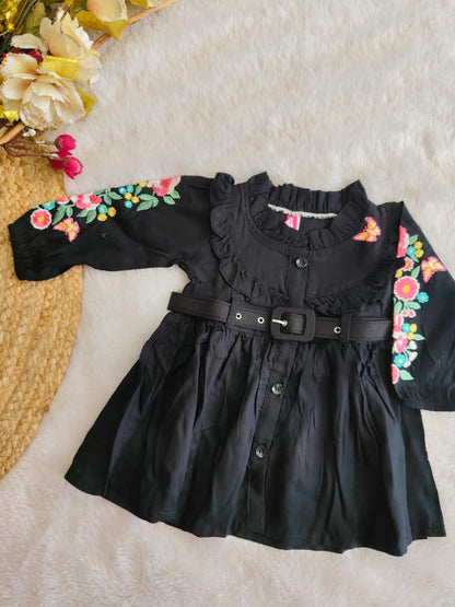 Floral Noir Frock