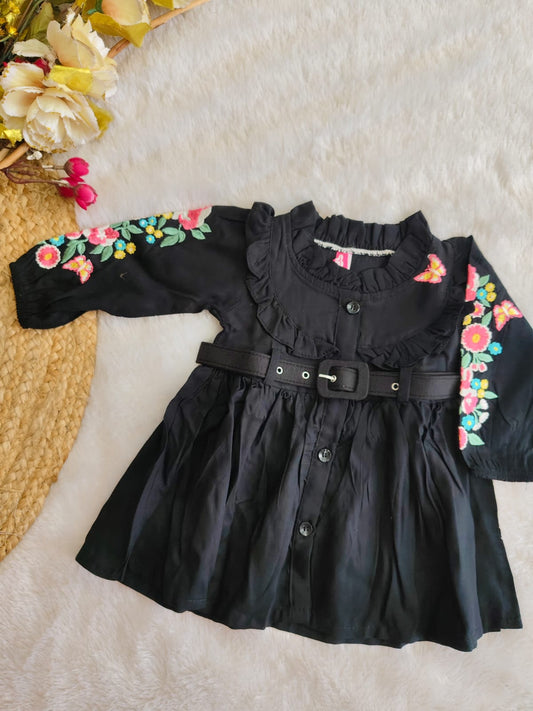 Floral Noir Frock