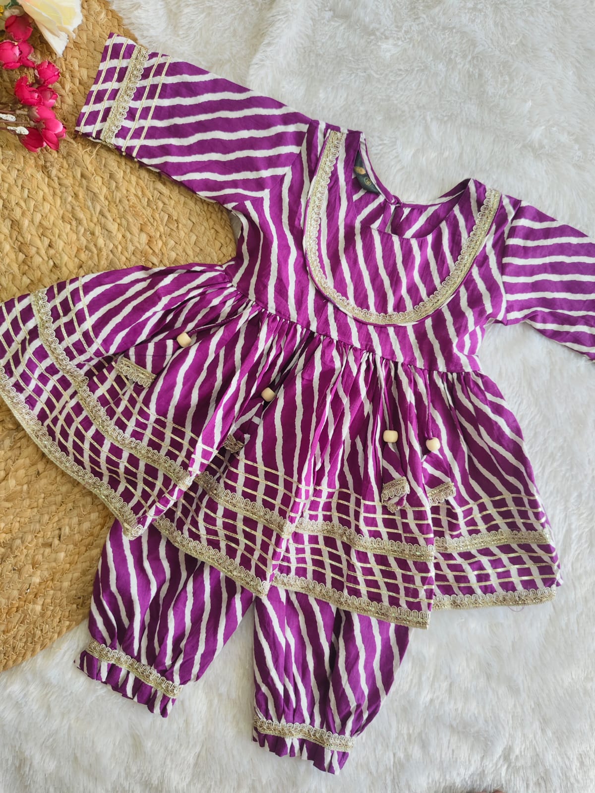 Purple Leheriya Charm