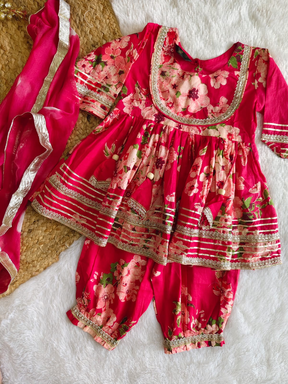Rosy Radiance ethnic set