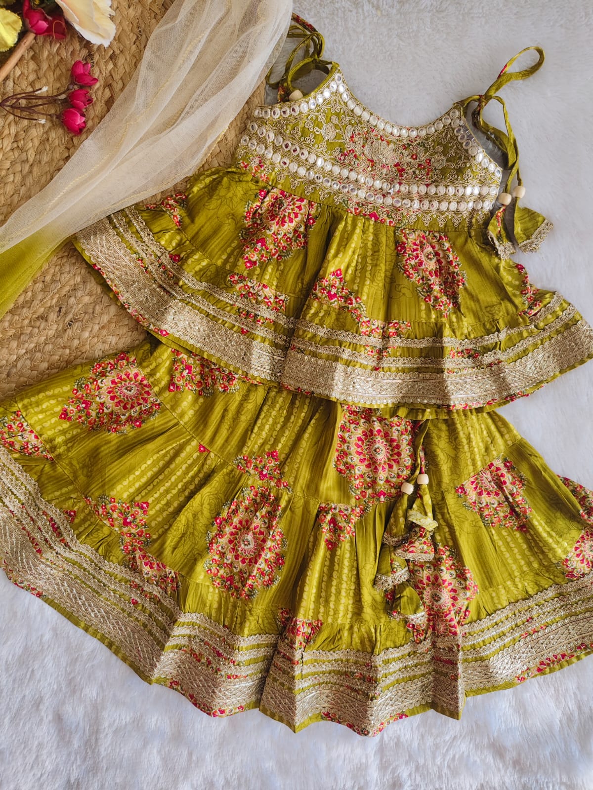 Olive Noor Ethnic set