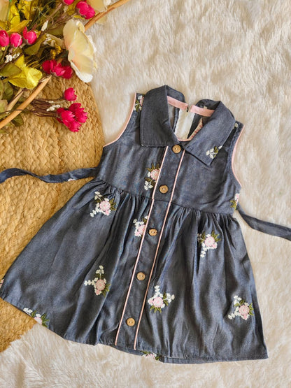 Denim frock
