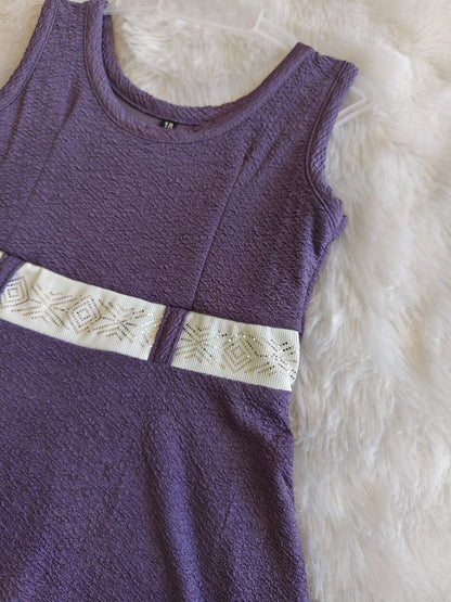 Lilac Bloom Middi dress