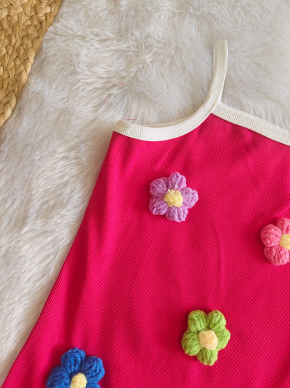 Flower party wear dress