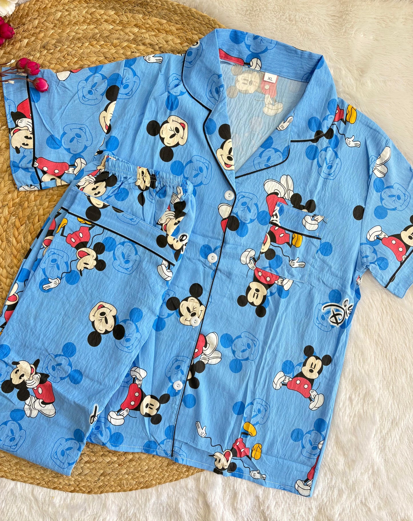 Mickey crush cotton nighsuit