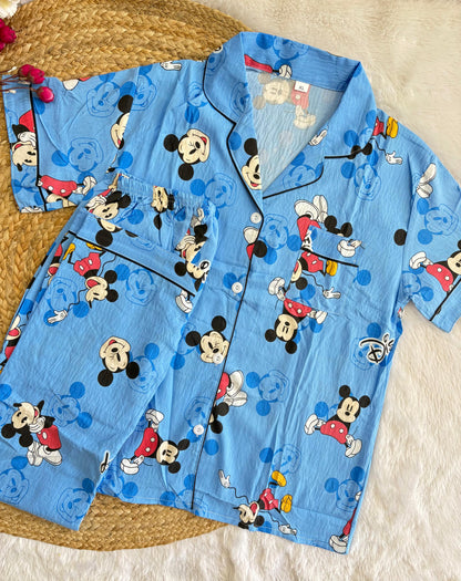 Mickey crush cotton nighsuit