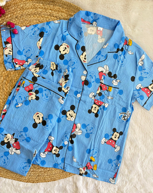 Mickey crush cotton nighsuit