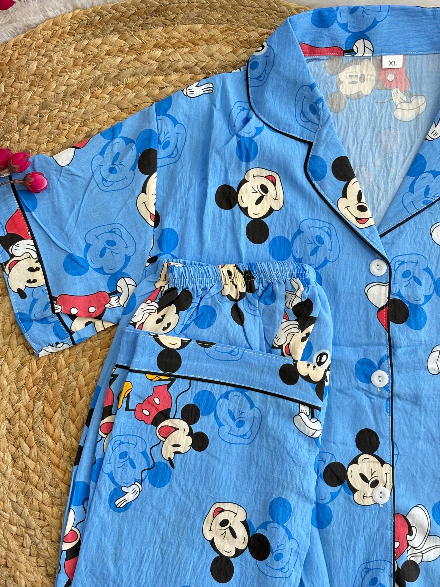 Mickey crush cotton nighsuit