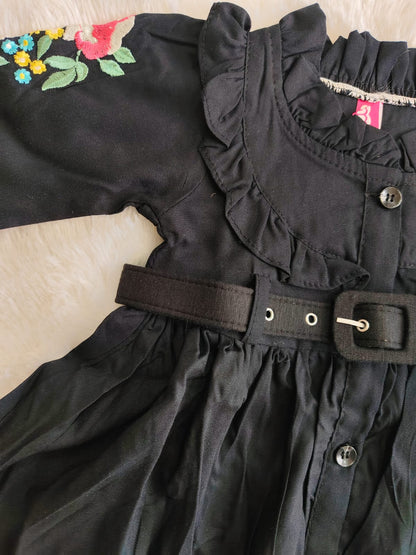Floral Noir Frock