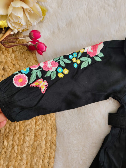 Floral Noir Frock