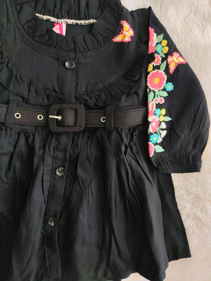 Floral Noir Frock