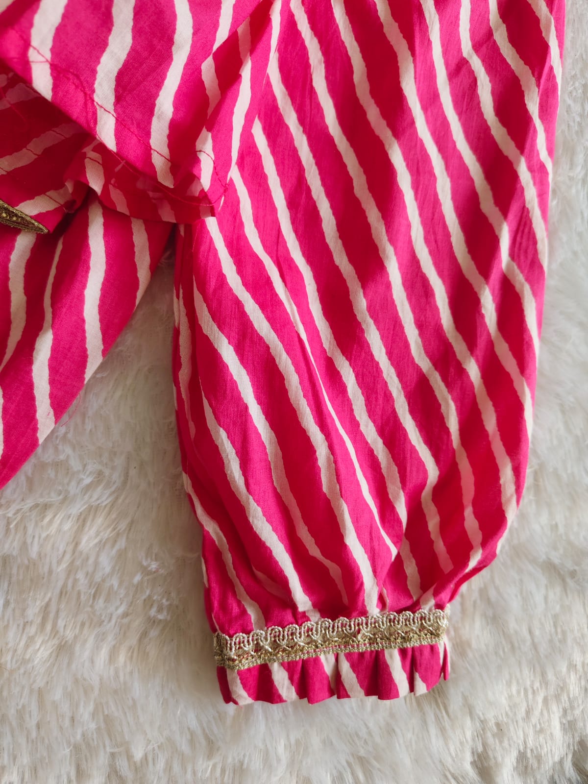 Rani Pink Peplum ethnic set