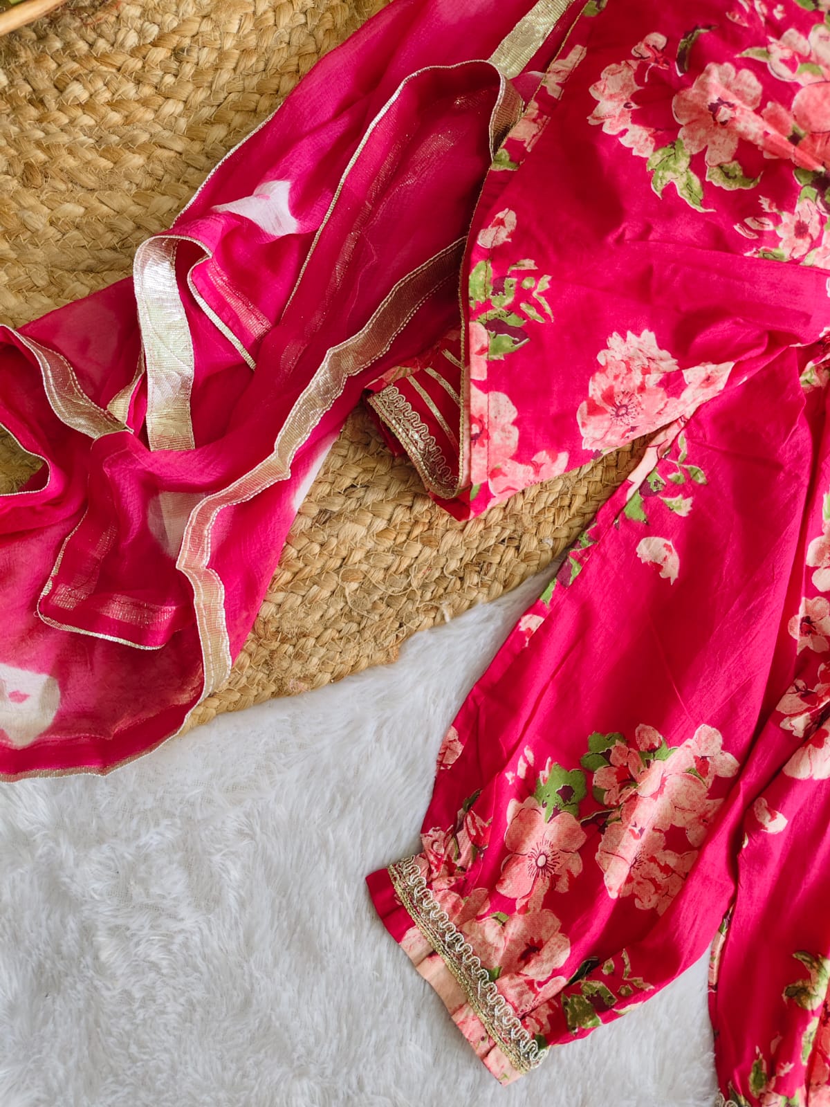 Rosy Radiance ethnic set