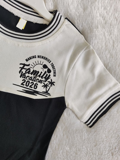 Memories Together" Vacation T-Shirt Dress
