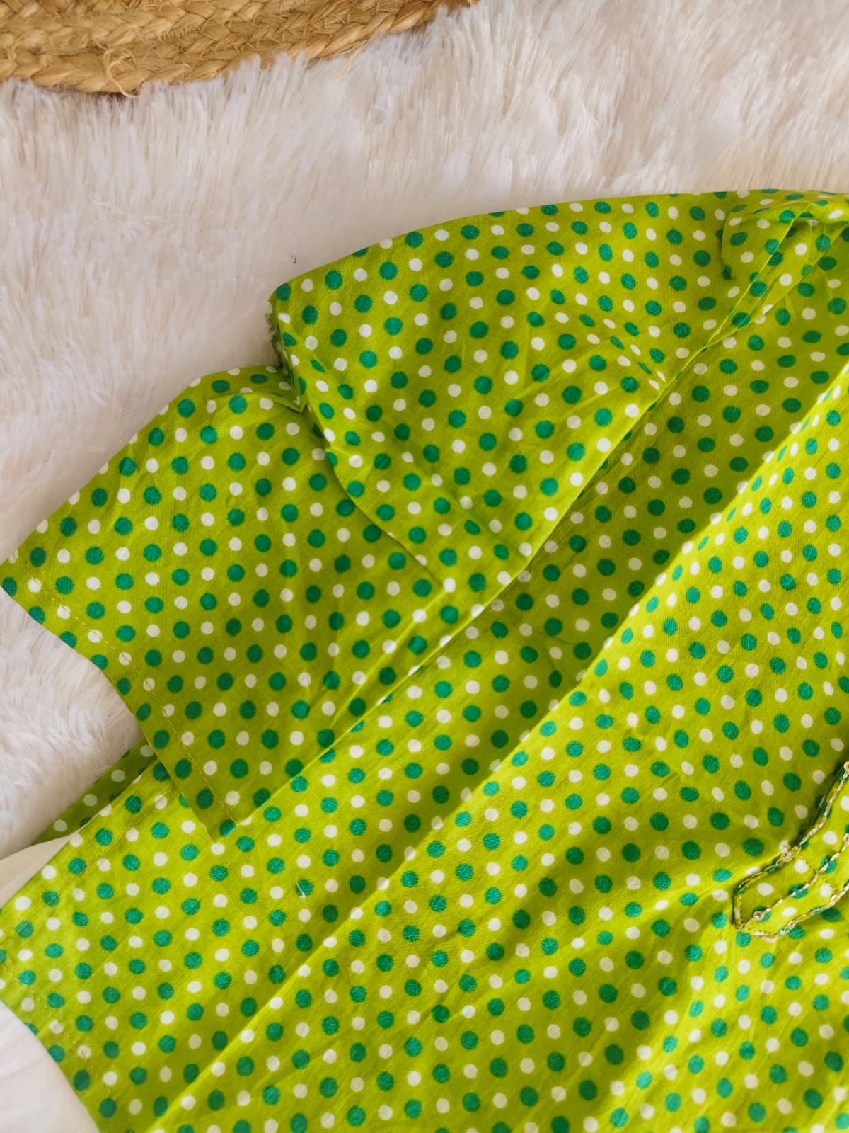 Polka Dot Kurta set