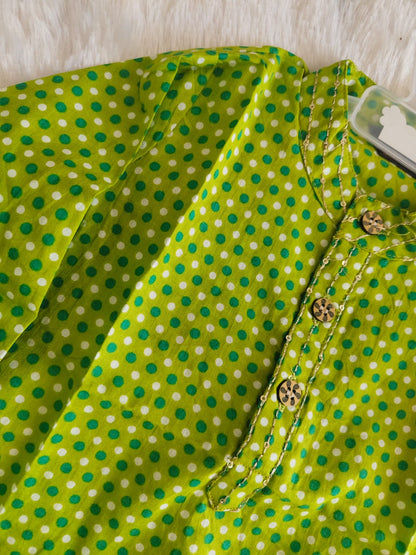 Polka Dot Kurta set