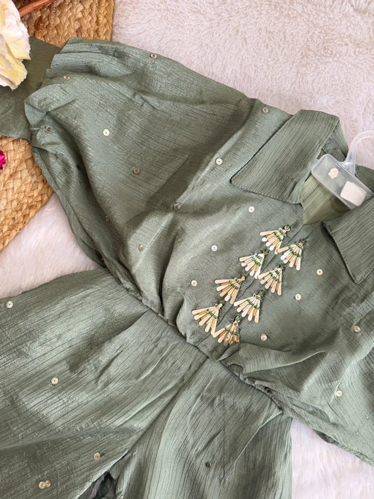 The Tassel olive Set