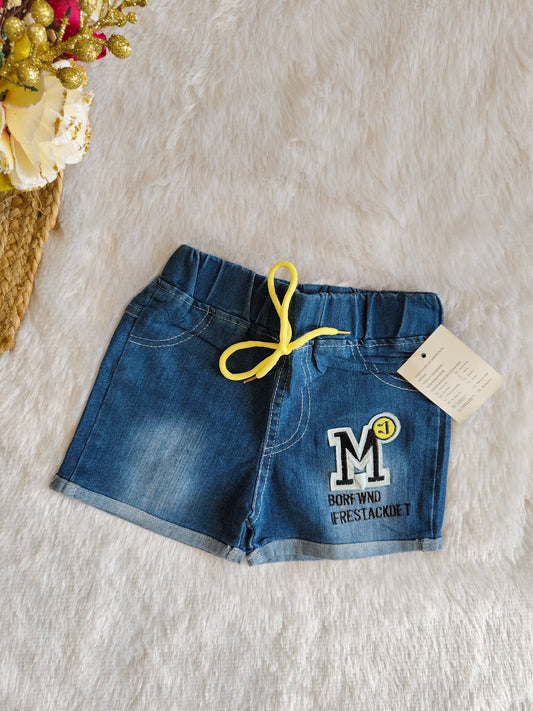 Denim shorts