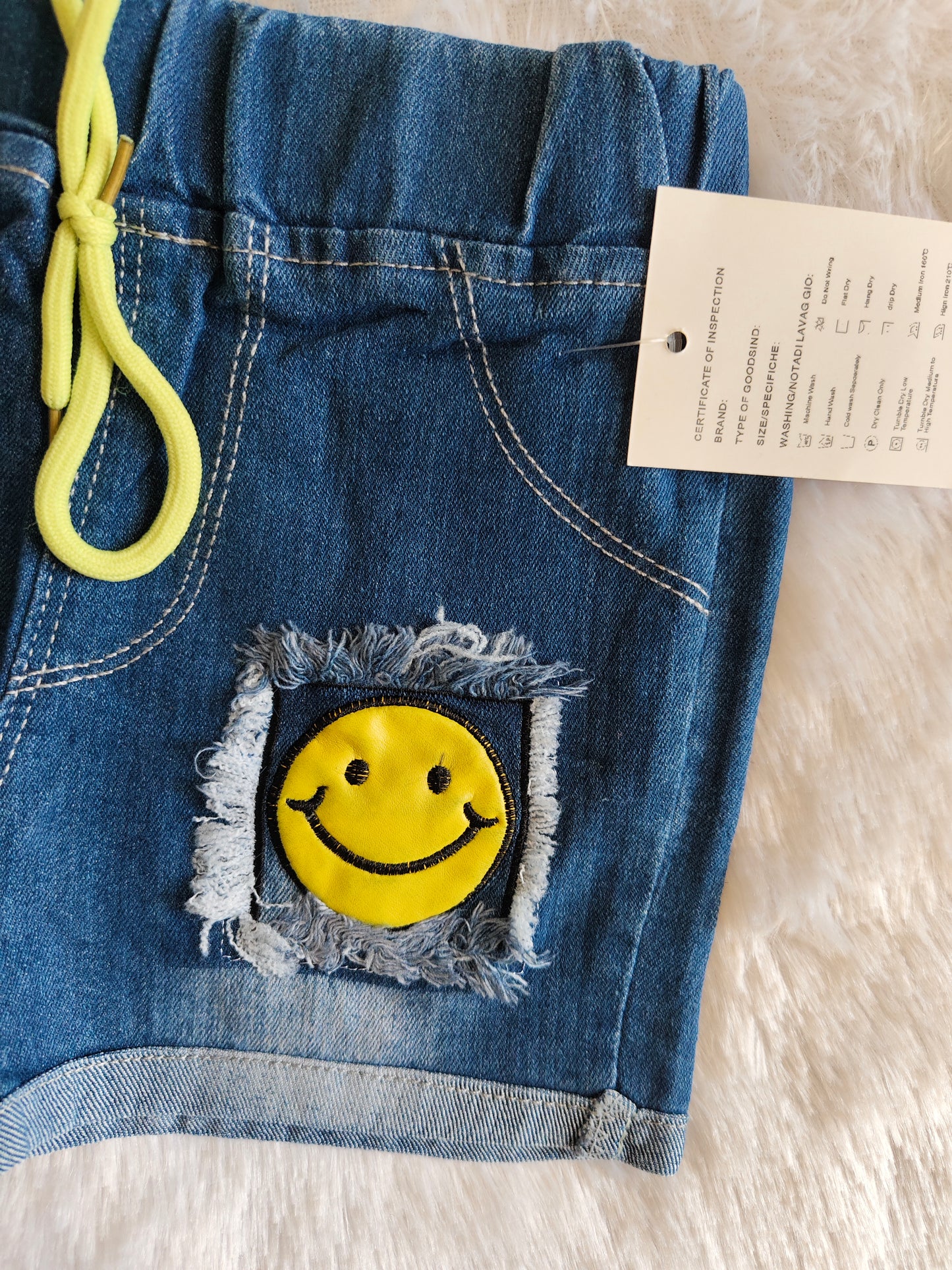 Denim shorts