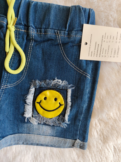 Denim shorts